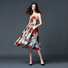 polka dot poplin dress