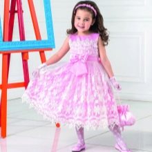 New Year's lace dress for girls