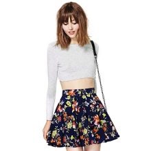 floral print short skirt