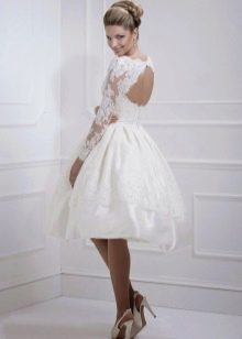 Backless Lace Wedding Dress