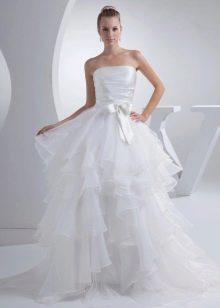 Puffy summer wedding dress