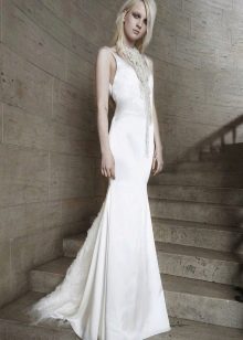 Simple Wedding Dress by Vera Wong