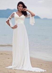 Simple wedding dress