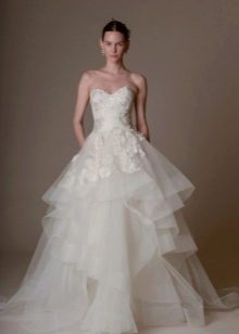 Marchesa puffy wedding dress