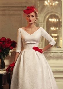 50s style wedding dress for second marriage