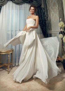 Silk wedding dress