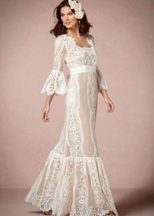 Boho wedding outfit from BHLDN
