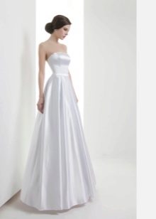 Taffeta wedding straight dress