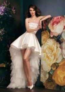 Robe de mariée courte d'Alena Goretskaya