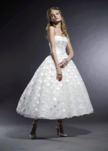 60s Short Puffy Wedding Dress