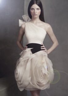 Short wedding dress by Vera Wong