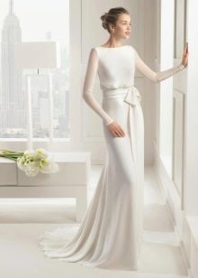 Wedding straight closed dress from Elie Saab