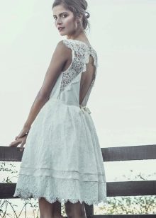 Cotton Beach Wedding Dress