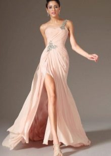 Greek style wedding evening dress