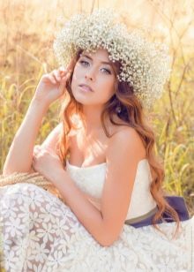 Vesssna Rustic Wedding Dress Lace