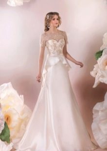 Wedding dress from Dragonfly with peplum