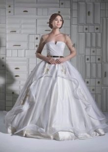 Lush wedding dress from Chrystelle Atallah