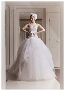 Wedding very puffy dress