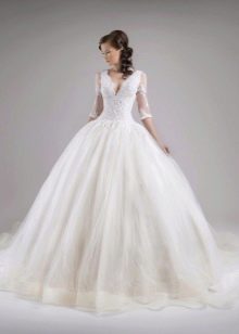 Princess style wedding dress