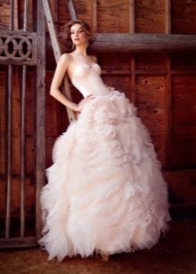 Lazaro puffy wedding dress