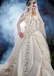 Wedding dress from designer Dar Sara