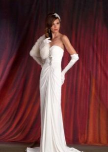20s style wedding dress