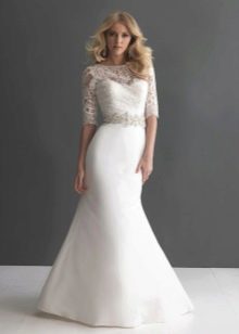 Closed Top Mermaid Wedding Dress