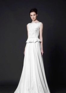 Retro style wedding dress