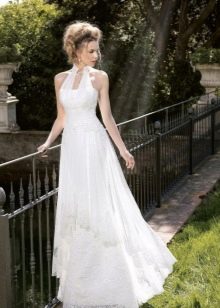Retro lace wedding dress