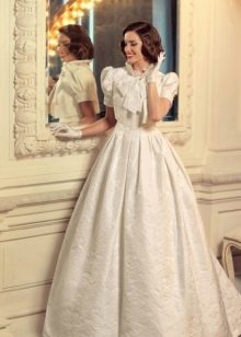 Vintage puffy wedding dress from Tatiana Kaplun