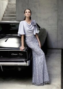 Carla Ruiz Mature Gown With Sleeves