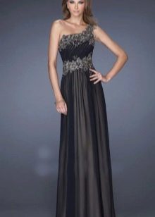 Evening dress from La Femme in Greek style