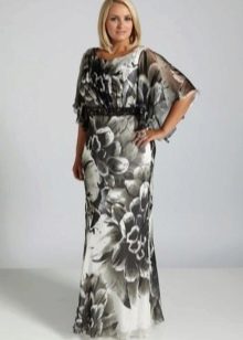 Evening sheath dress for overweight