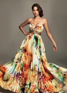Evening sundress for pregnant women colored