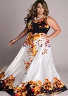 Evening sundress for full