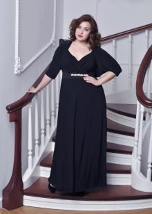 Evening dress for full