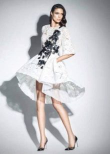 Short evening dress with sleeves by Zuhair Murad