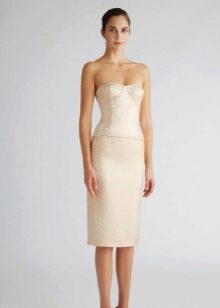 Sheath dress white evening