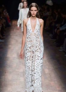White lace dress by Valentino