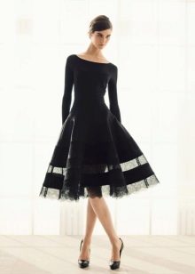 Closed evening short dress from Donna Karan