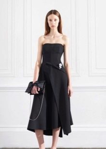 Off the shoulder short evening dress