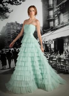 Mint wedding dress