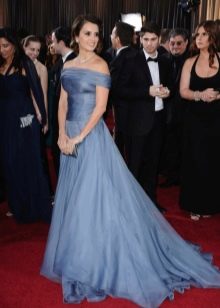 Evening blue-gray dress by Armani