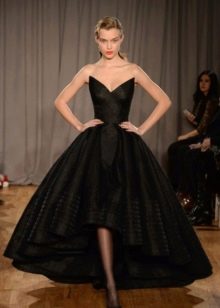 Evening dress by Zac Posen short in front