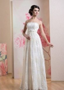 Robe de mariée style Empire en dentelle