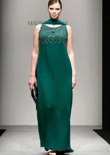 Elegant evening dress for full from Marina Rinaldi green