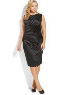 Black elegant short evening dress