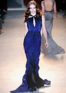 Evening dress cornflower blue