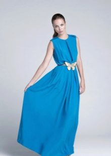 Evening dress in light blue
