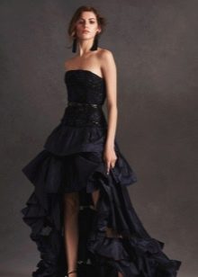 Evening dress short in front long in back